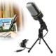 ELEGIANT-SF-920-Multimedia-Studio-Wired-Handsfree-Condenser-Microphone-with-Tripod-Stand-for-PC-Laptop-Win7-B0146LFRB0