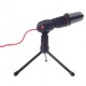 FOME-Mic-Portable-Wired-Condenser-Microphone-with-Holder-Clip-for-Chatting-Singing-Karaoke-PC-Laptop-Black-FOME-GIFT-B00XVW2X22